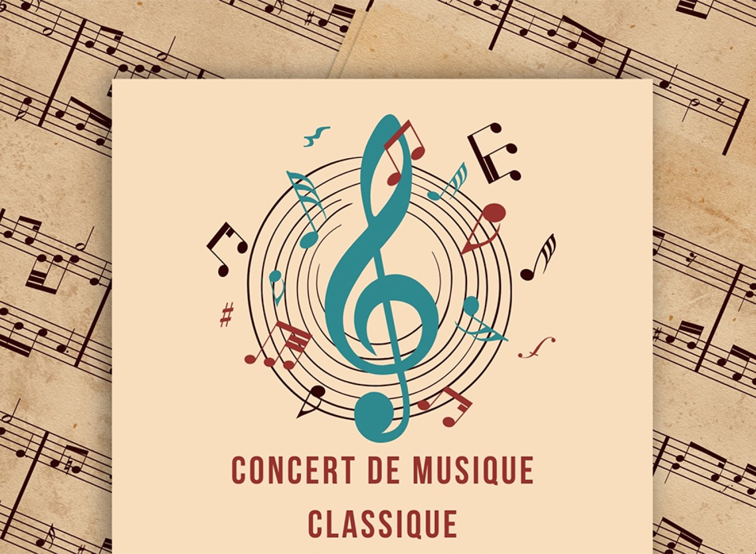 affiche du concert de musique classique du 27 mai à Arras